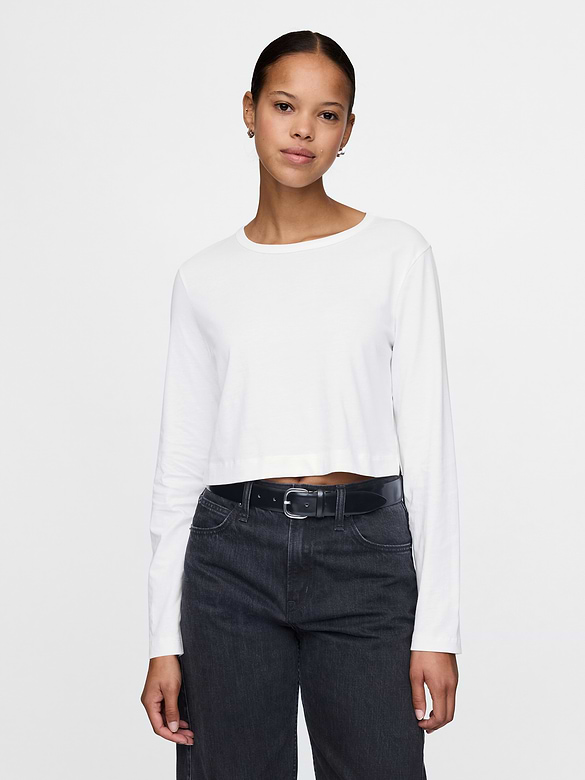 Organic Cotton VintageSoft Crop T-Shirt