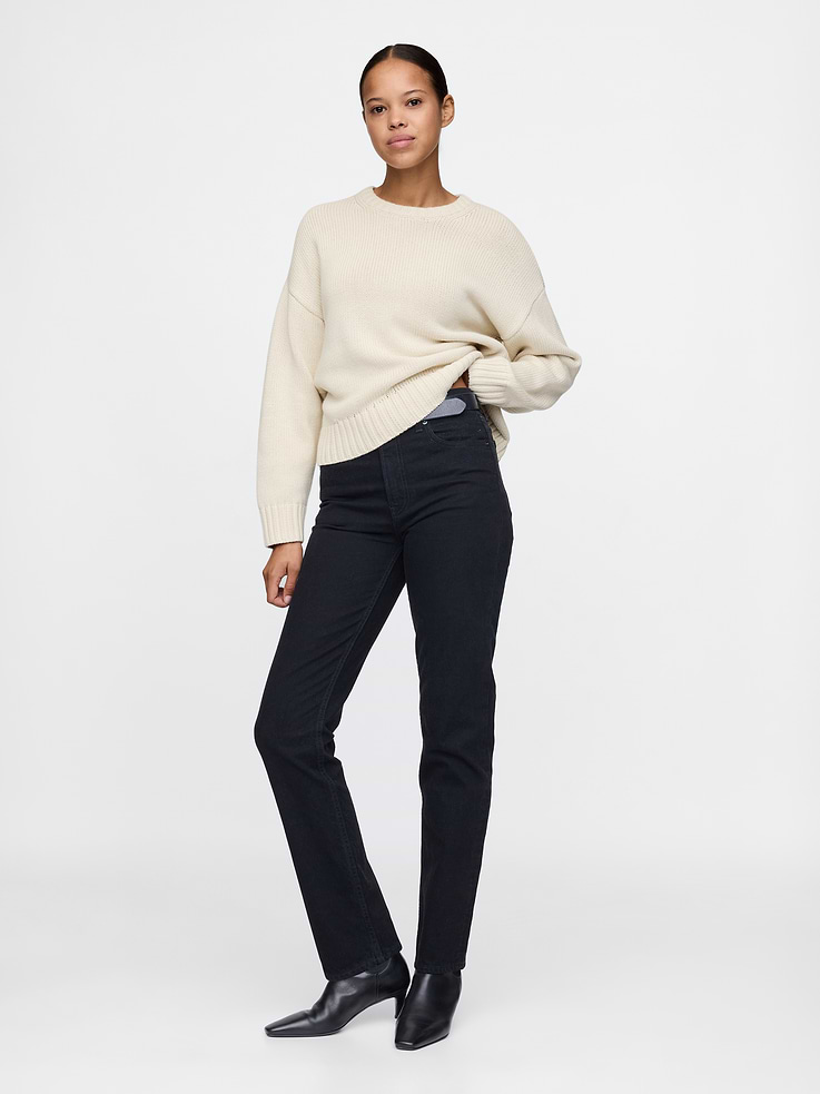 Image number 3 showing, 100% Cotton Relaxed Sweater