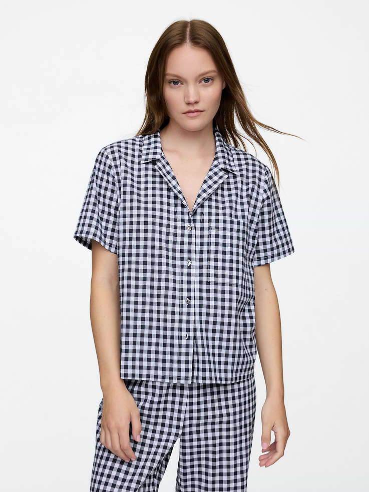 Image number 1 showing, Poplin PJ Shirt