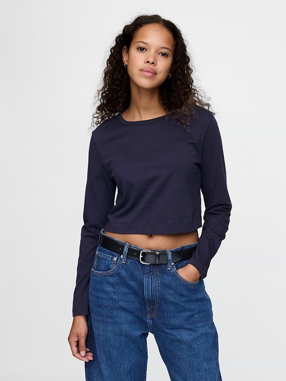 Organic Cotton VintageSoft Crop T-Shirt