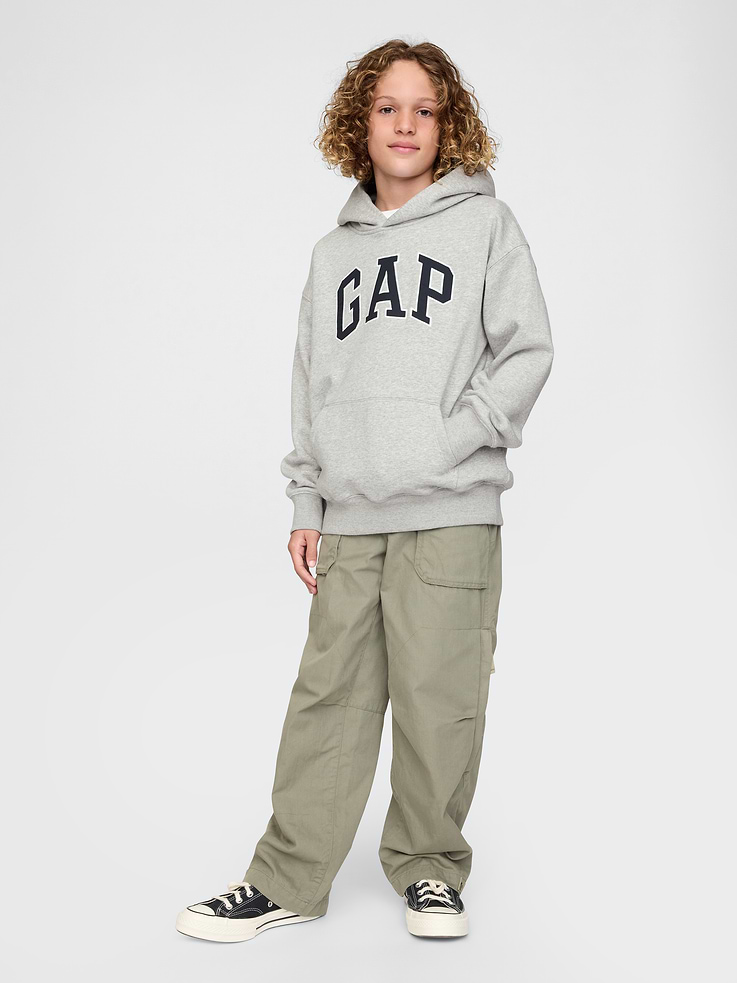 Image number 3 showing, Kids VintageSoft Logo Hoodie