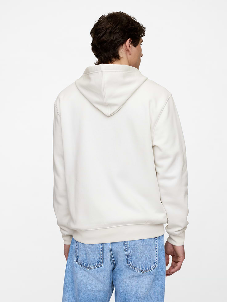 Image 2 of 7, Adult Relaxed Gap Logo Zip Hoodie