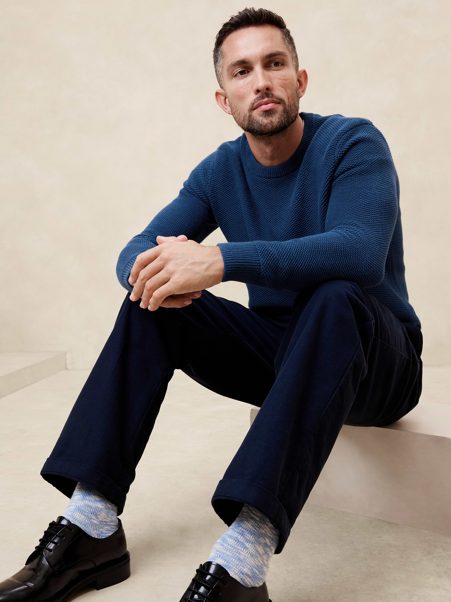 Image number 1 showing, Tuck Stitch Pullover Sweater