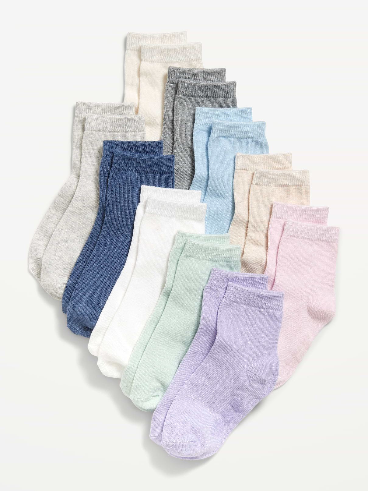 Image number 1 showing, Crew Socks 10-Pack for Toddler & Baby