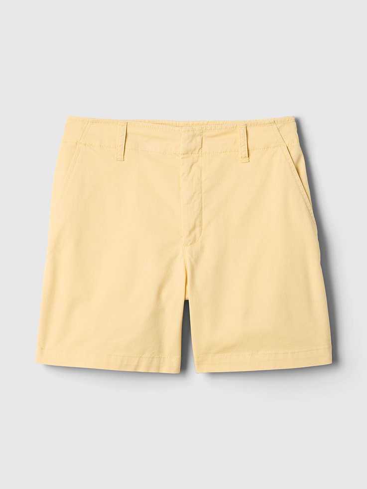 Image 7 of 7, 5" Mid Rise Downtown Khaki Shorts