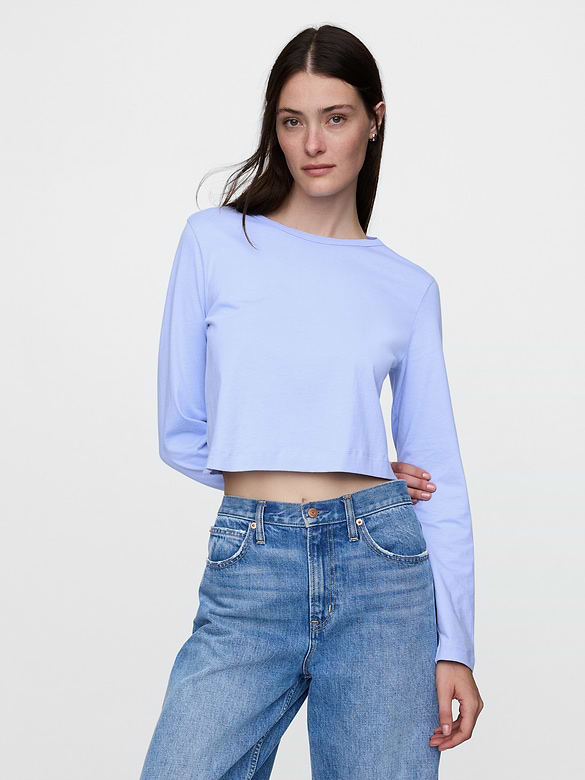 Organic Cotton VintageSoft Crop T-Shirt