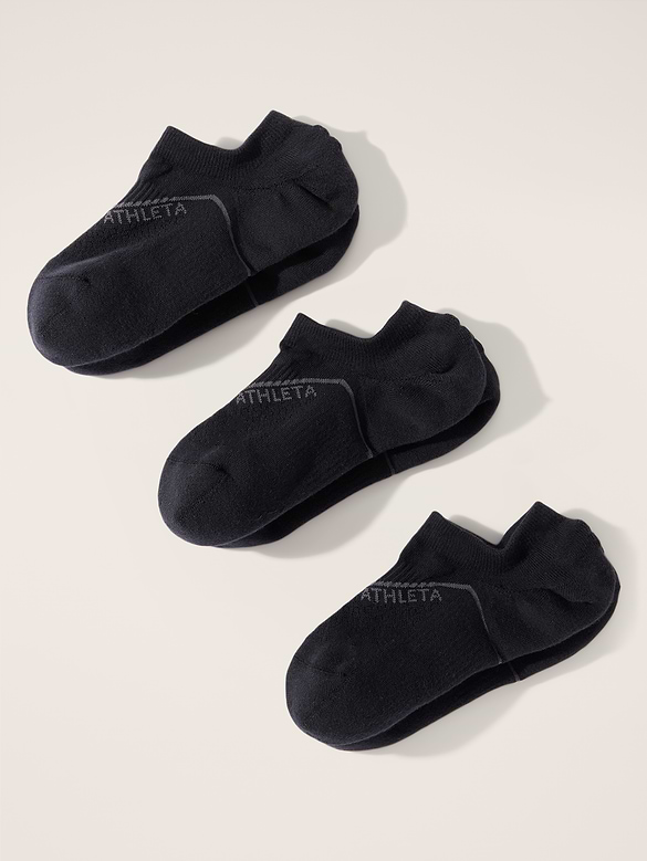 Athleta Everyday No Show Sock 3-Pack