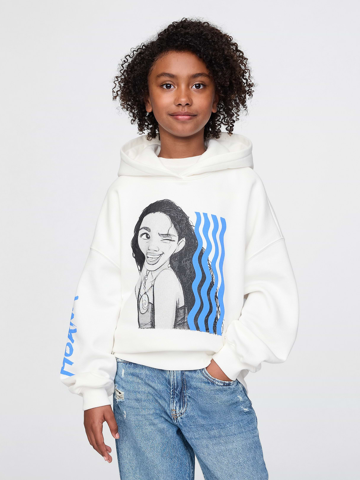 Gap × Disney Kids VintageSoft Oversized Hoodie | Gap