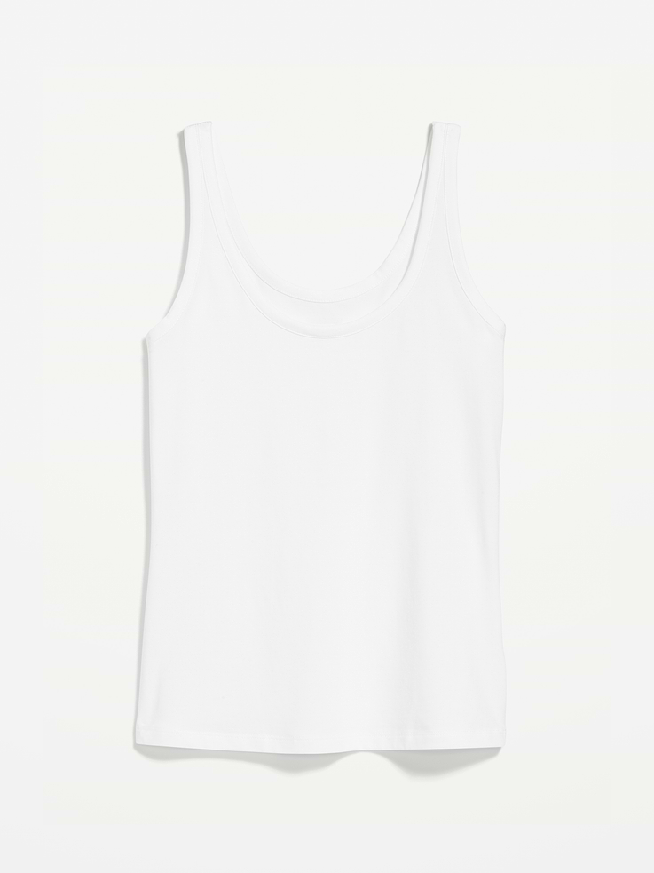 Image number 4 showing, First-Layer Scoop-Neck Tank Top