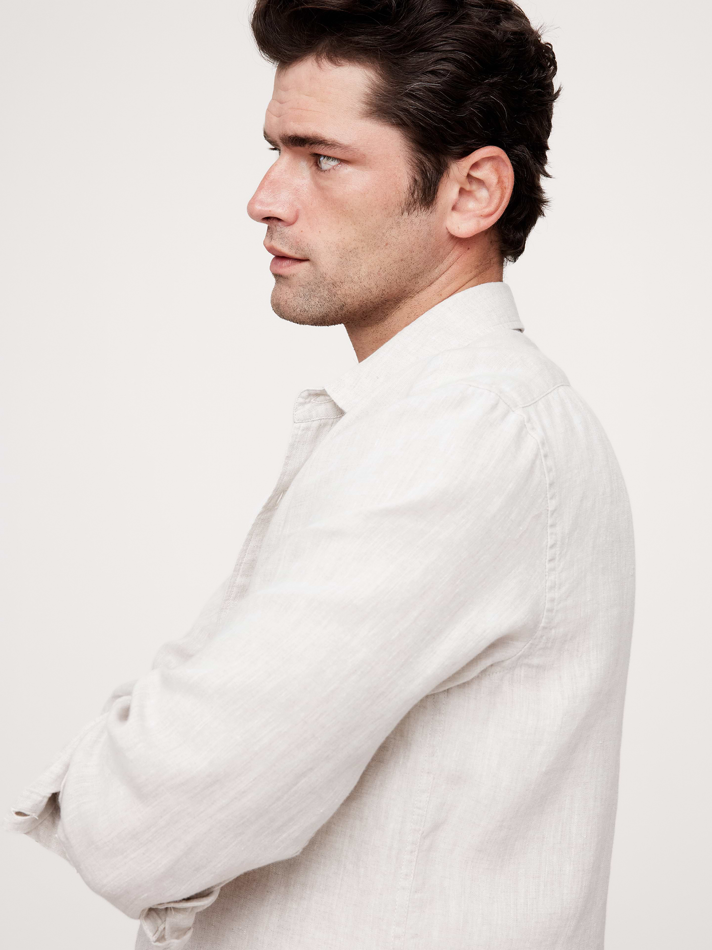 Image number 2 showing, Slim-Fit Linen Shirt