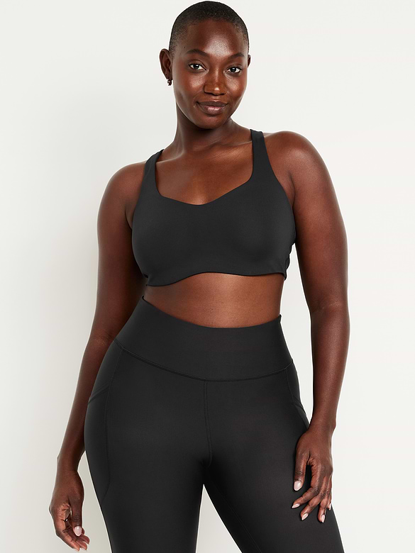 PowerSoft Molded Cup Strappy Sports Bra
