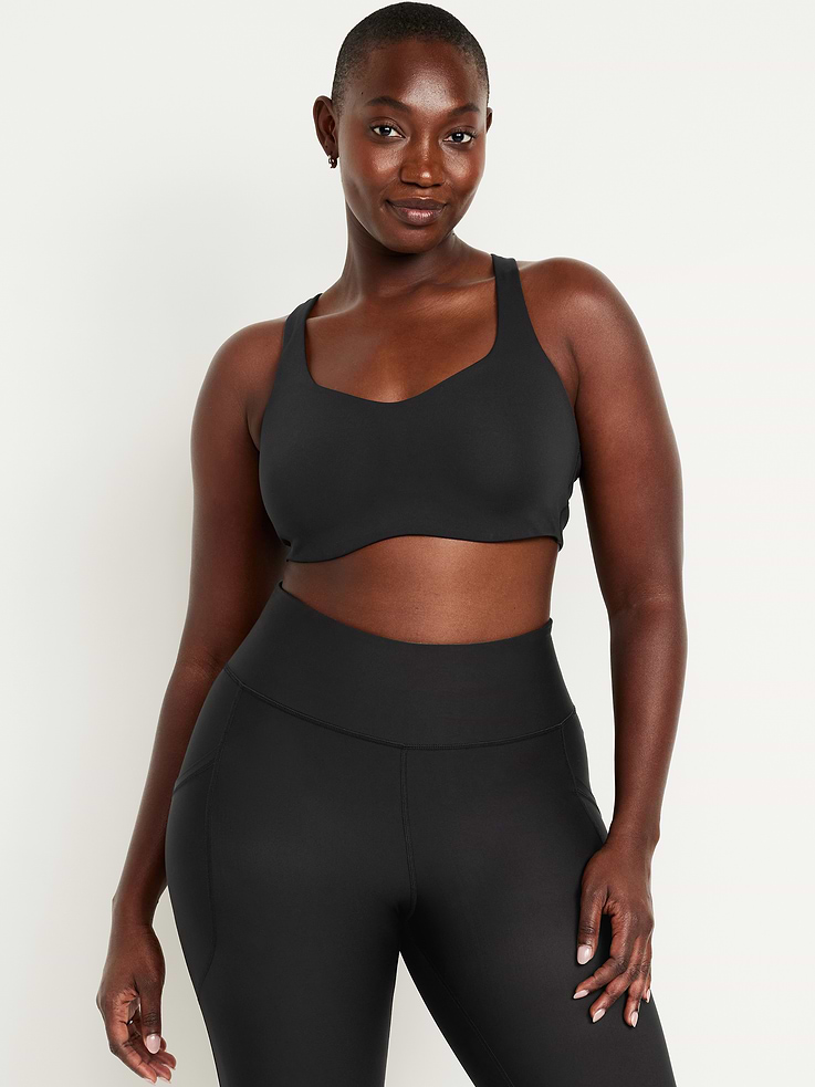 Image number 5 showing, PowerSoft Molded Cup Strappy Sports Bra