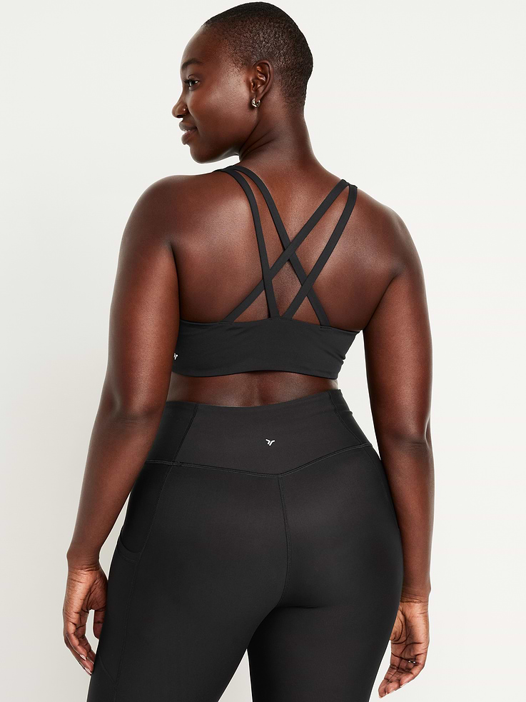 Image number 6 showing, PowerSoft Molded Cup Strappy Sports Bra
