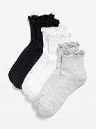 Image number 1 showing, Ruffled Athletic Socks 3-Pack