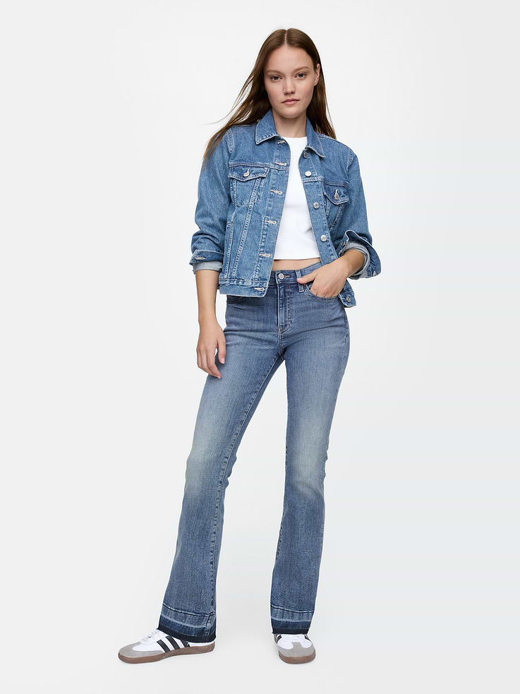 Image number 1 showing, Mid Rise Universal Baby Boot Jeans