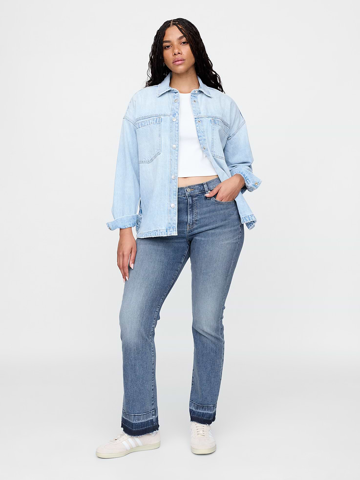 Image number 5 showing, Mid Rise Universal Baby Boot Jeans