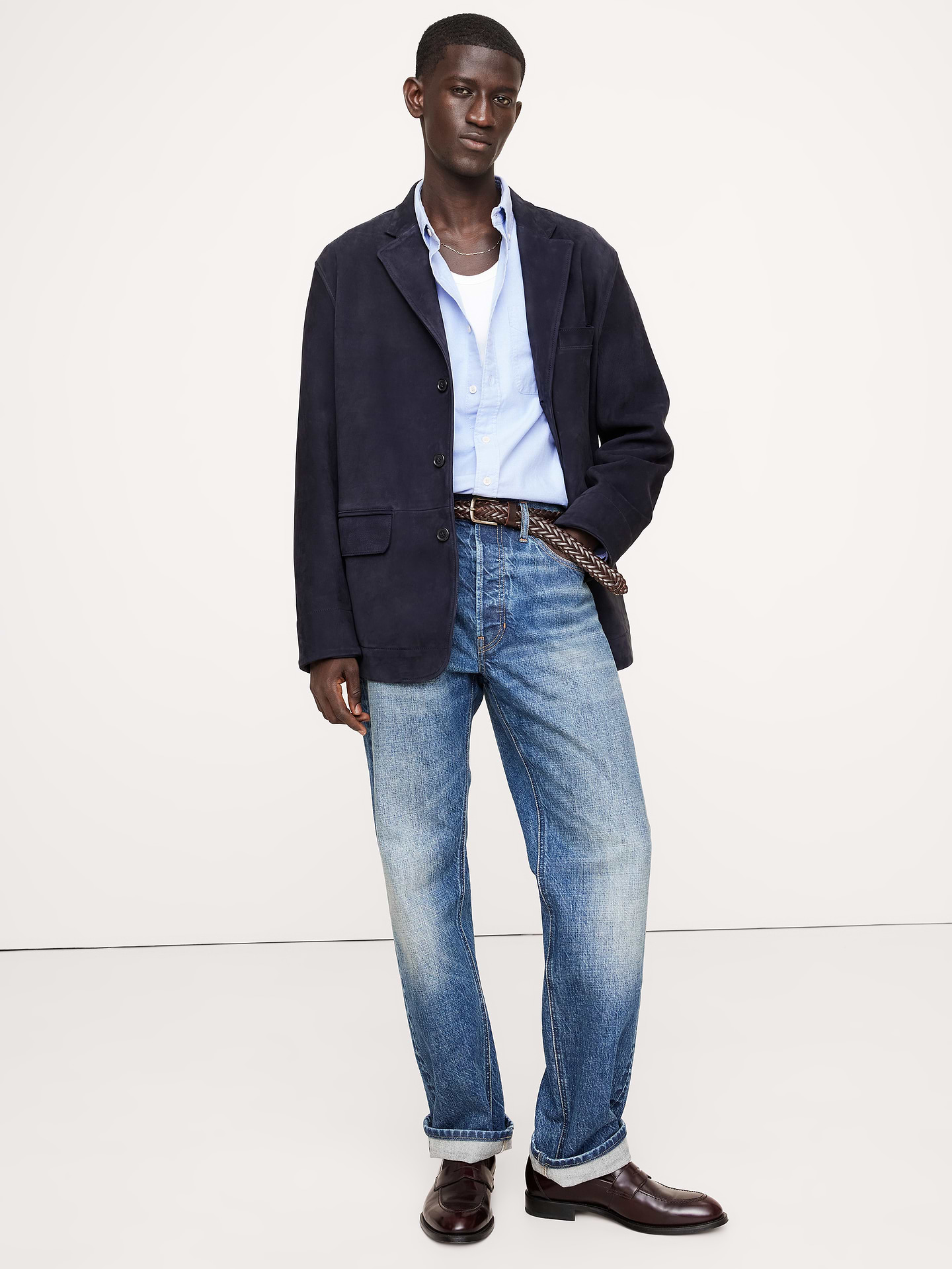 L'image numéro 6 présente Chemise Oxford, coupe standard