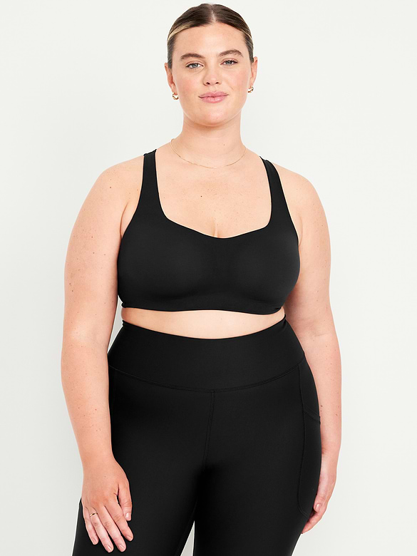 PowerSoft Molded Cup Strappy Sports Bra