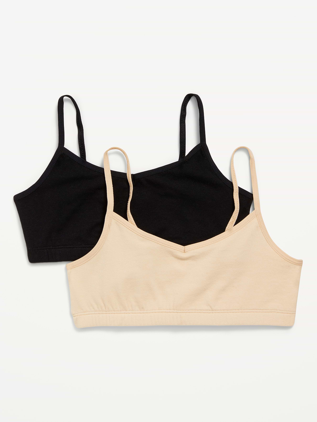 L'image numéro 1 présente Soutien-gorge camisole pour fille (paquet de 2)