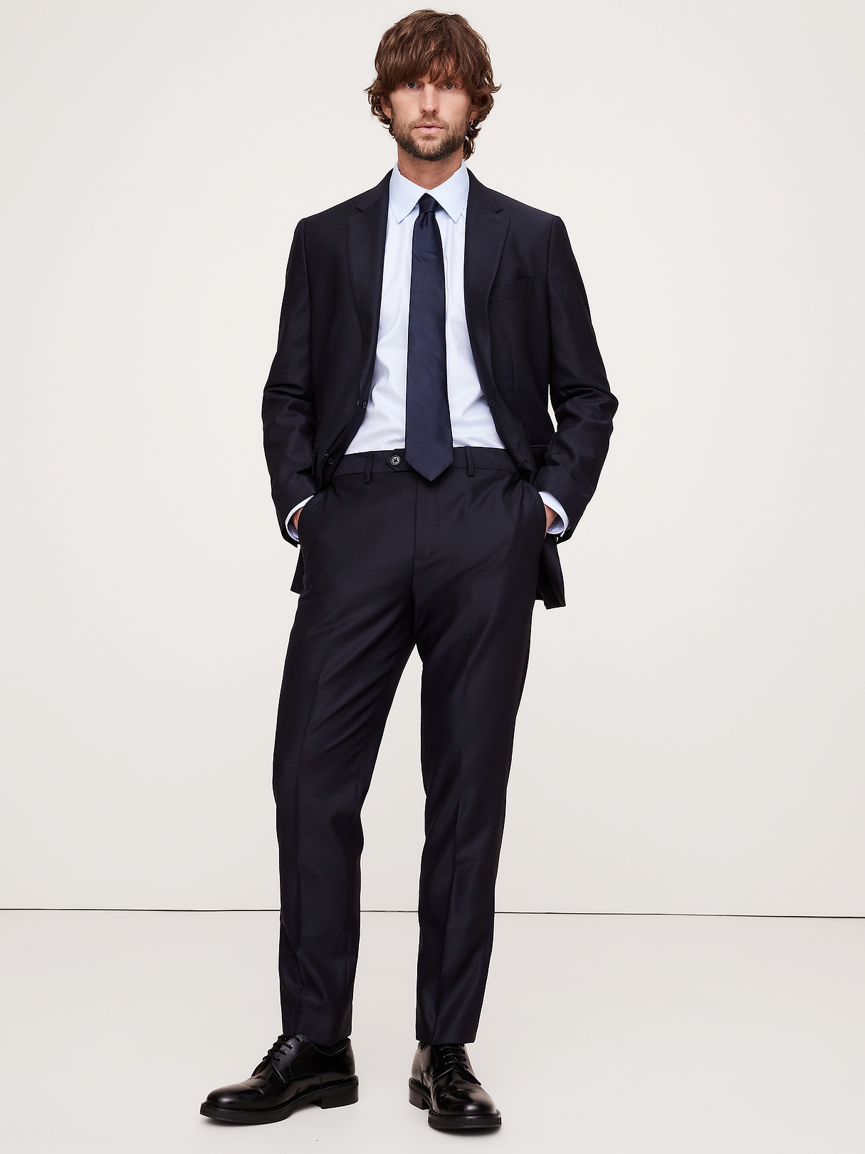 Signature Italian Hopsack Suit Pant | Banana Republic