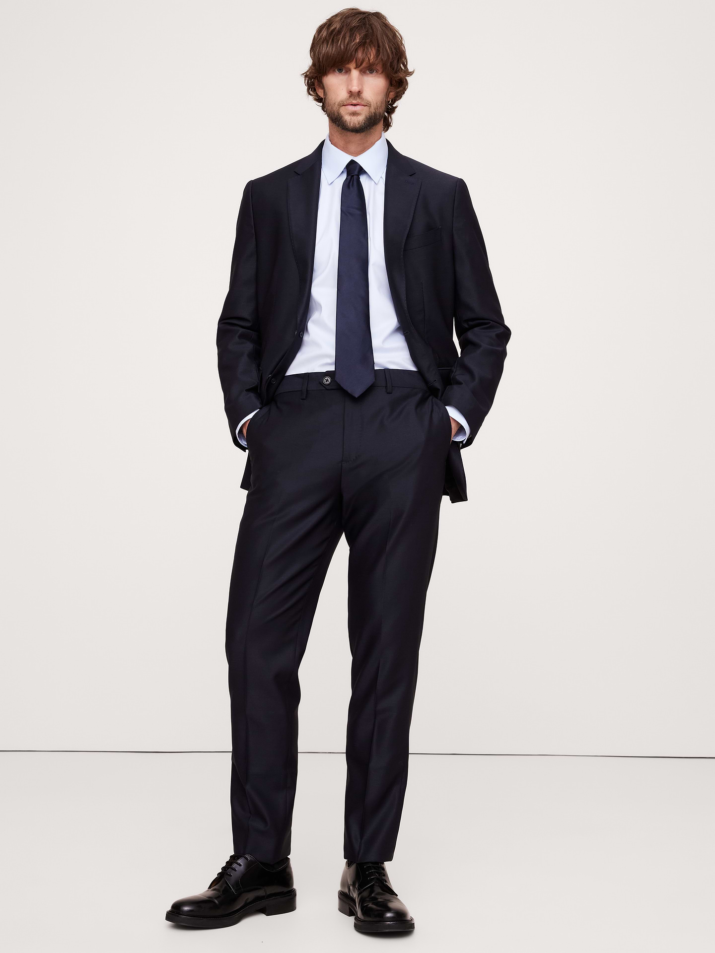 Image number 1 showing, Signature Italian Hopsack Suit Pant