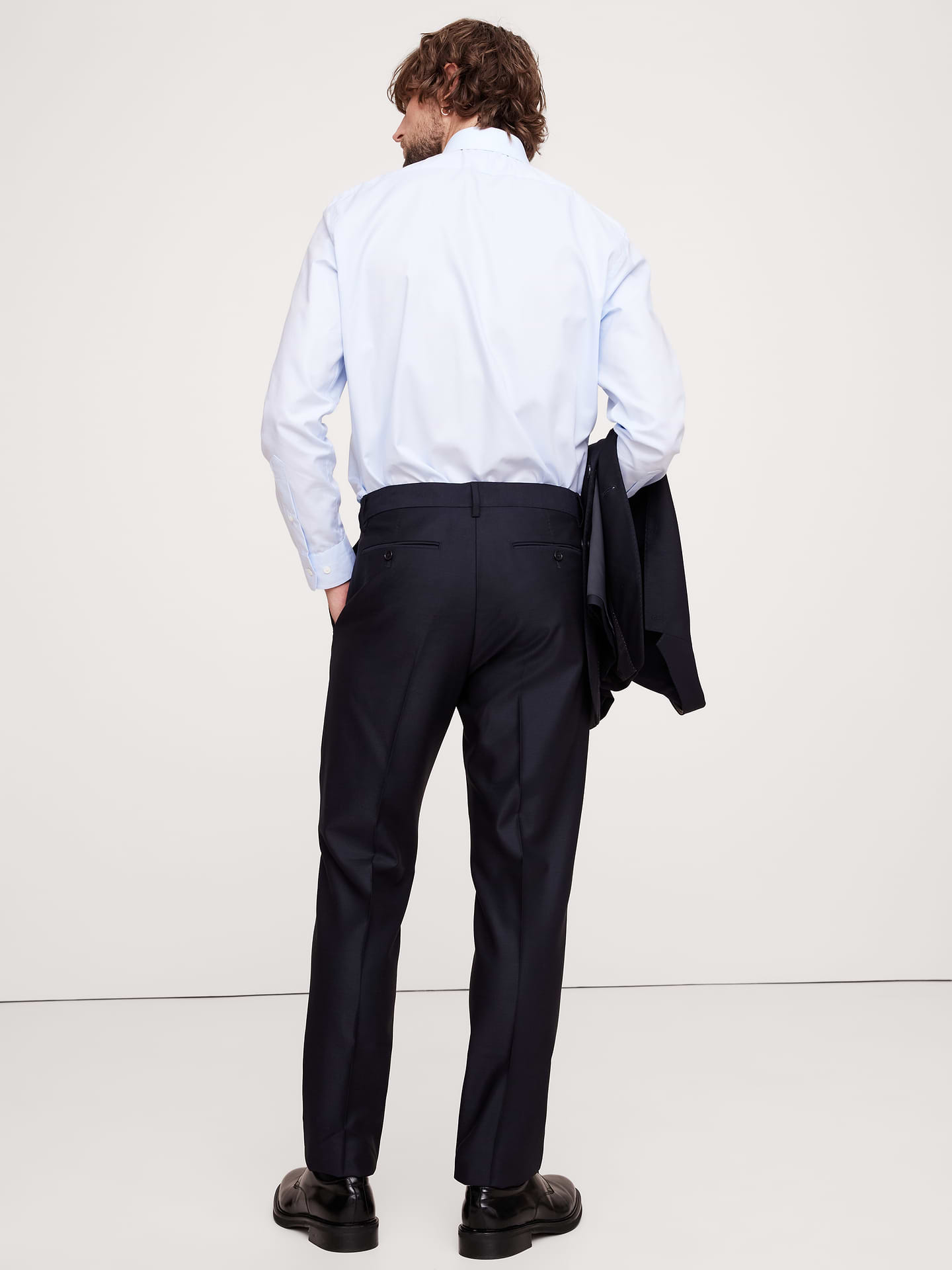 Image number 3 showing, Signature Italian Hopsack Suit Pant