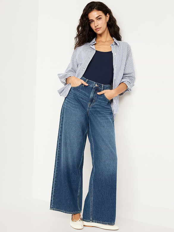 First-Layer Ribbed Scoop-Neck Tank Top