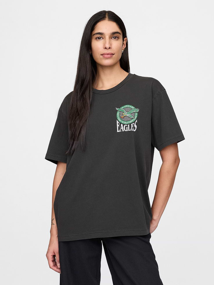 Image 4 of 7, Adult NFL Philadelphia Eagles Graphic T-Shirt