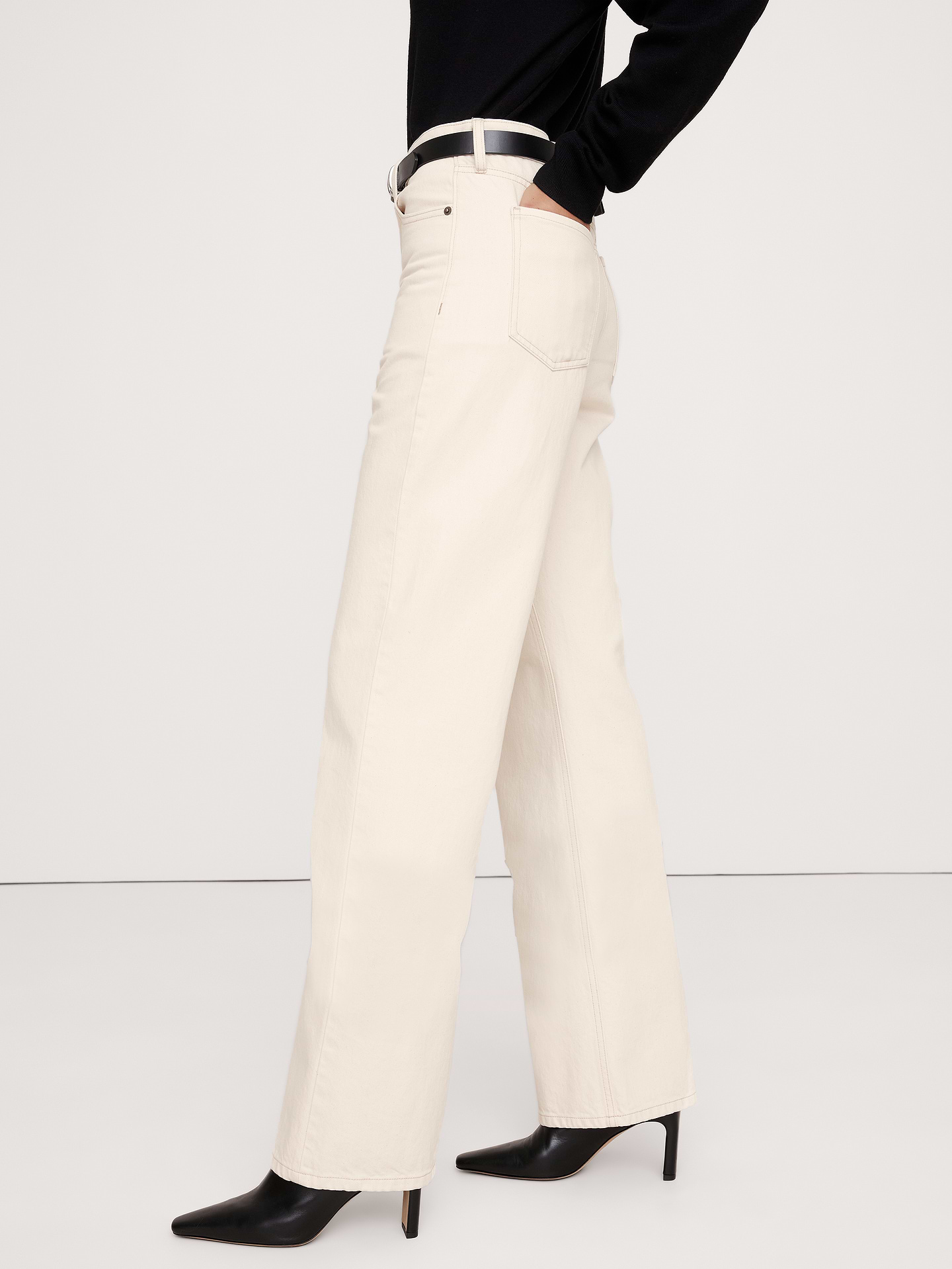 Image number 3 showing, The Icon Classic Wide-Leg Jean