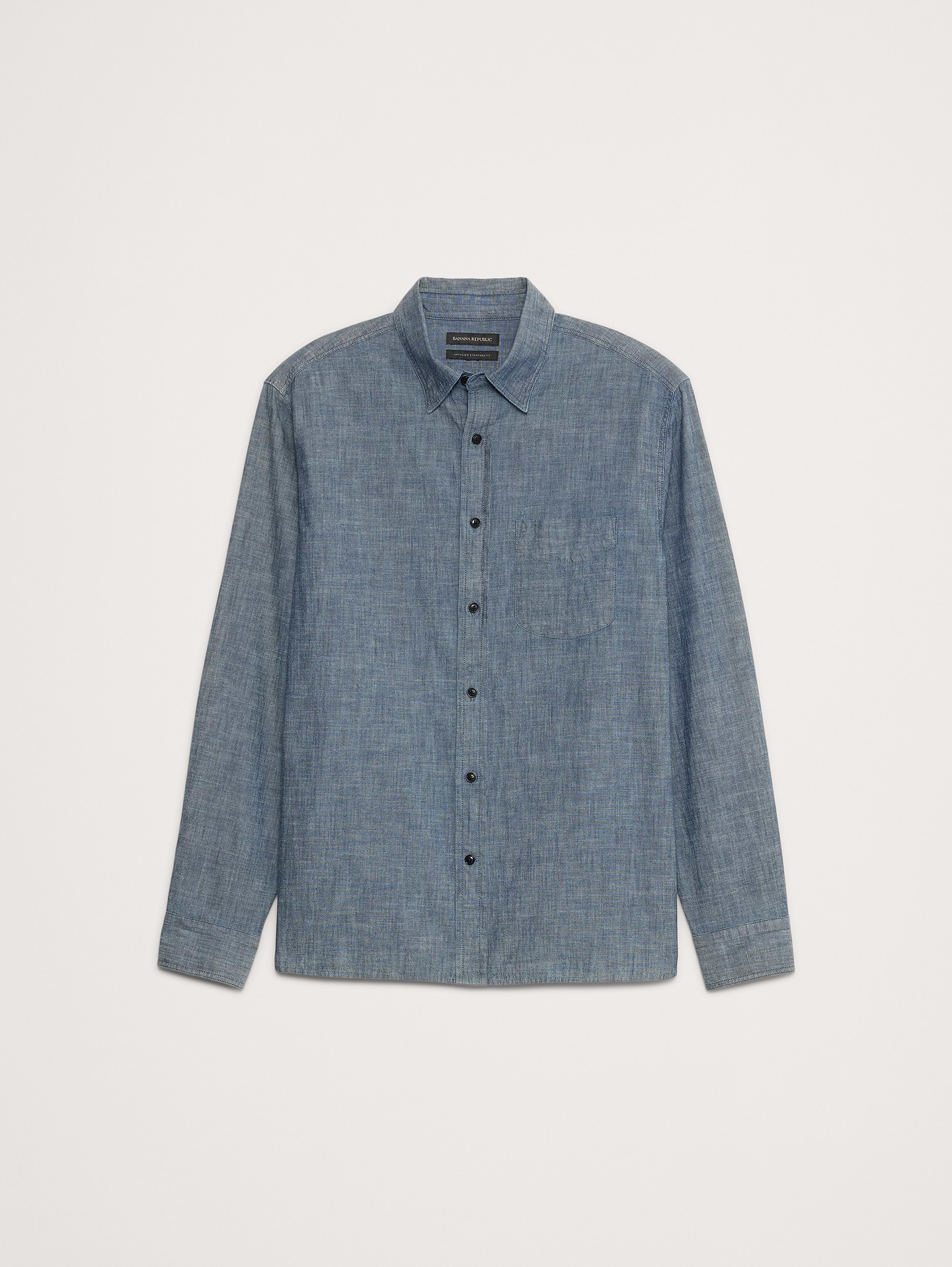Image number 7 showing, Standard-Fit Chambray Shirt