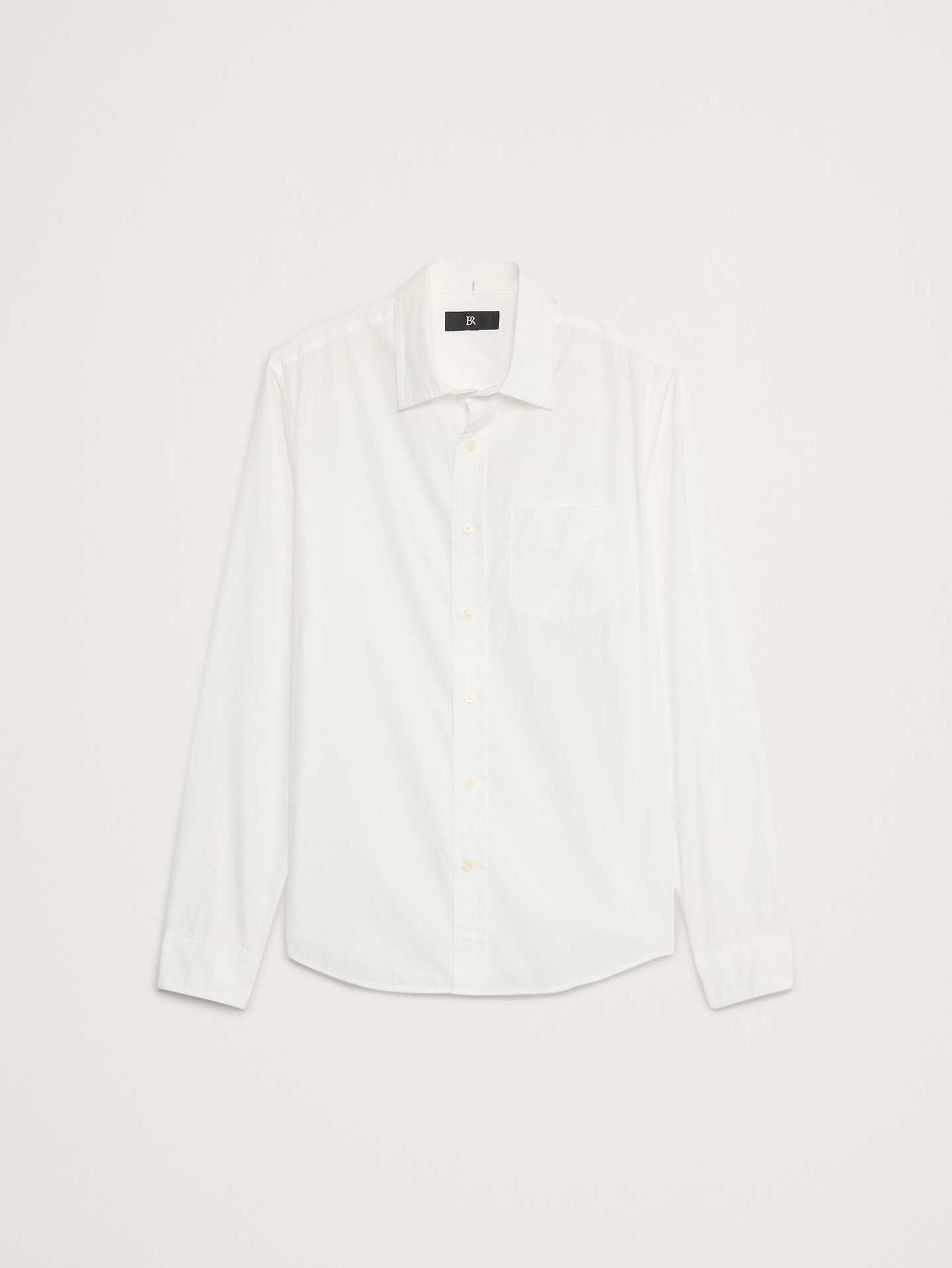 Image number 4 showing, Standard-Fit Washed Cotton Poplin Shirt