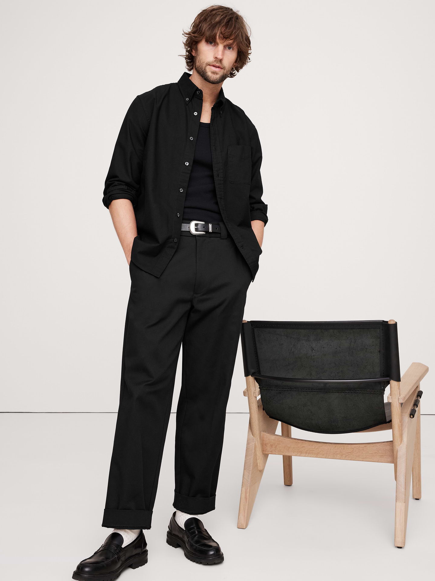 Image number 1 showing, Standard-Fit Oxford Shirt
