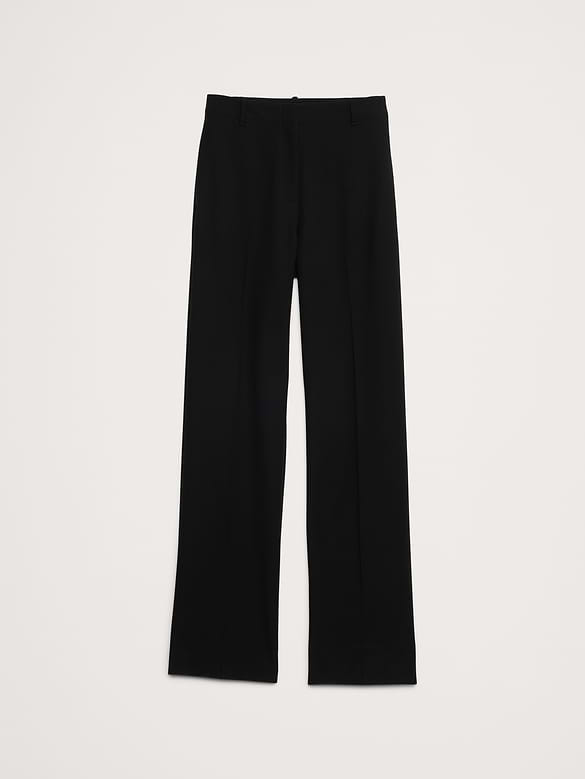 Ultra High-Rise Modern Straight City Stretch Pant