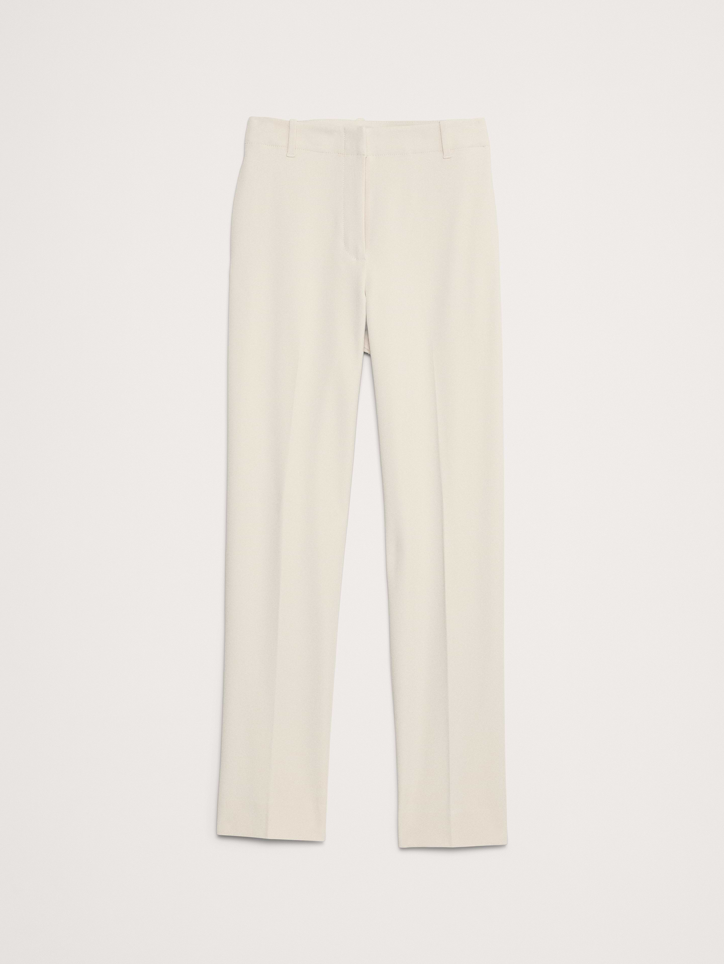 L'image numéro 5 présente Pantalon moderne étroit à taille haute en tissu urbain extensible longueur cheville