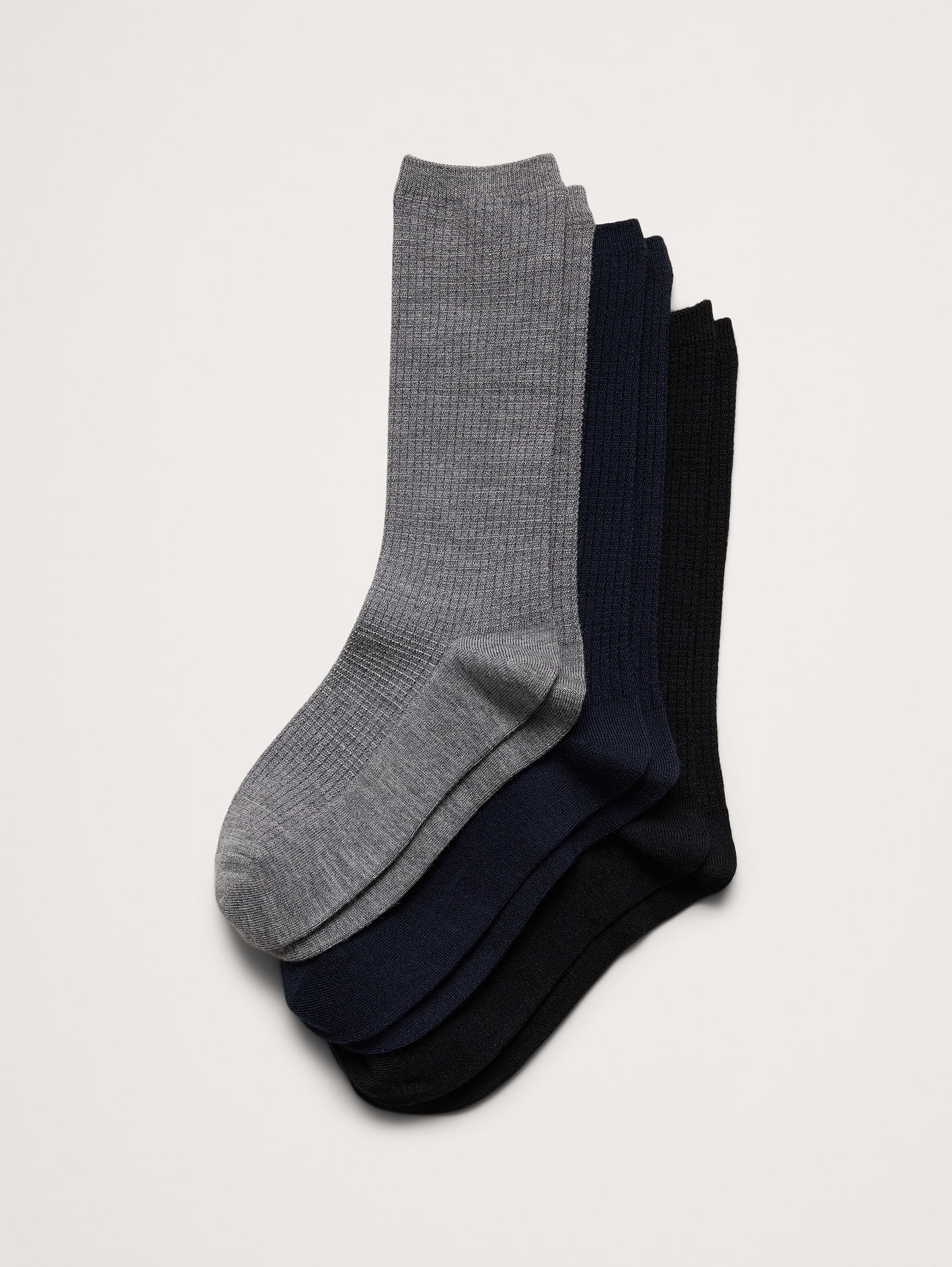 L'image numéro 1 présente Chaussettes en laine mérinos respirante (paquet de 3 paires)