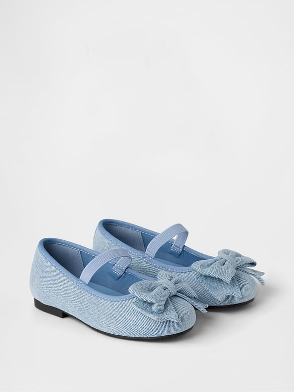 Ballerines en denim pour Bébé et Tout-petit
