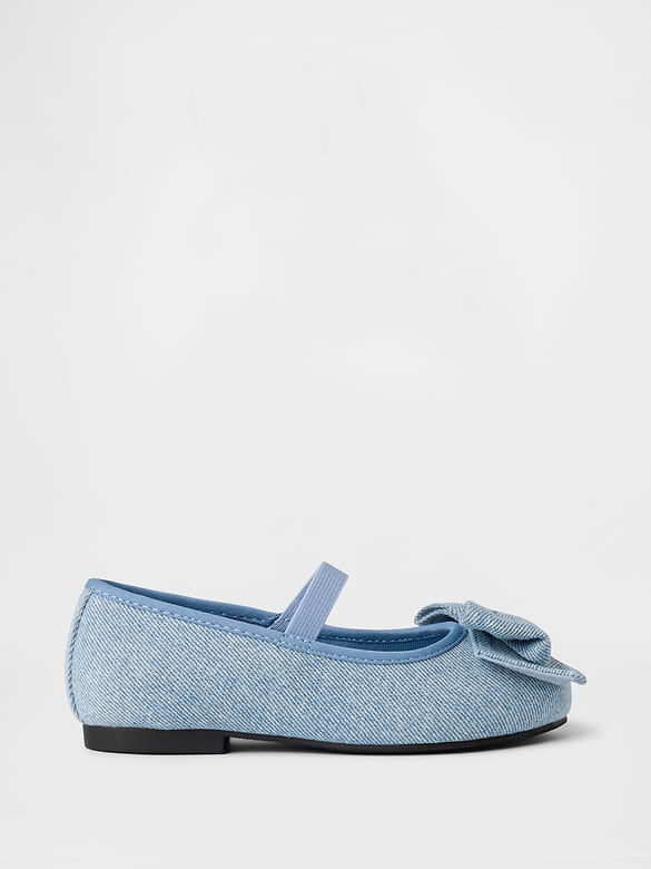 Ballerines en denim pour Bébé et Tout-petit