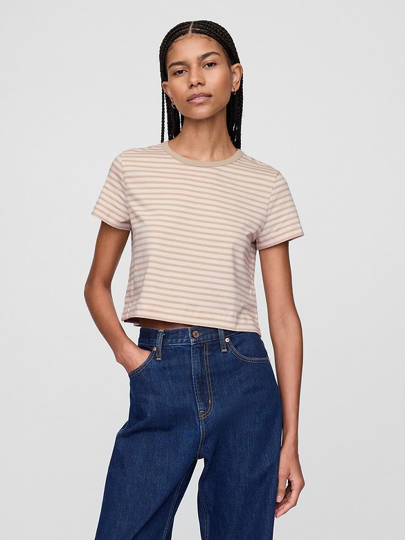 Organic Cotton VintageSoft Crop T-Shirt