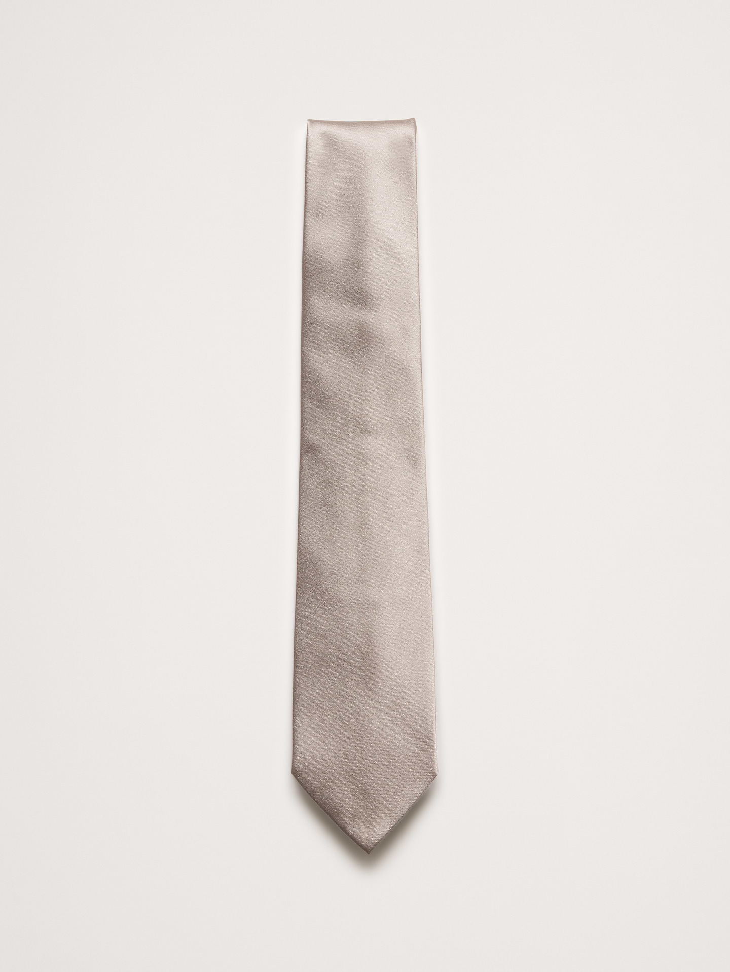 Image number 1 showing, Solid Silk Tie