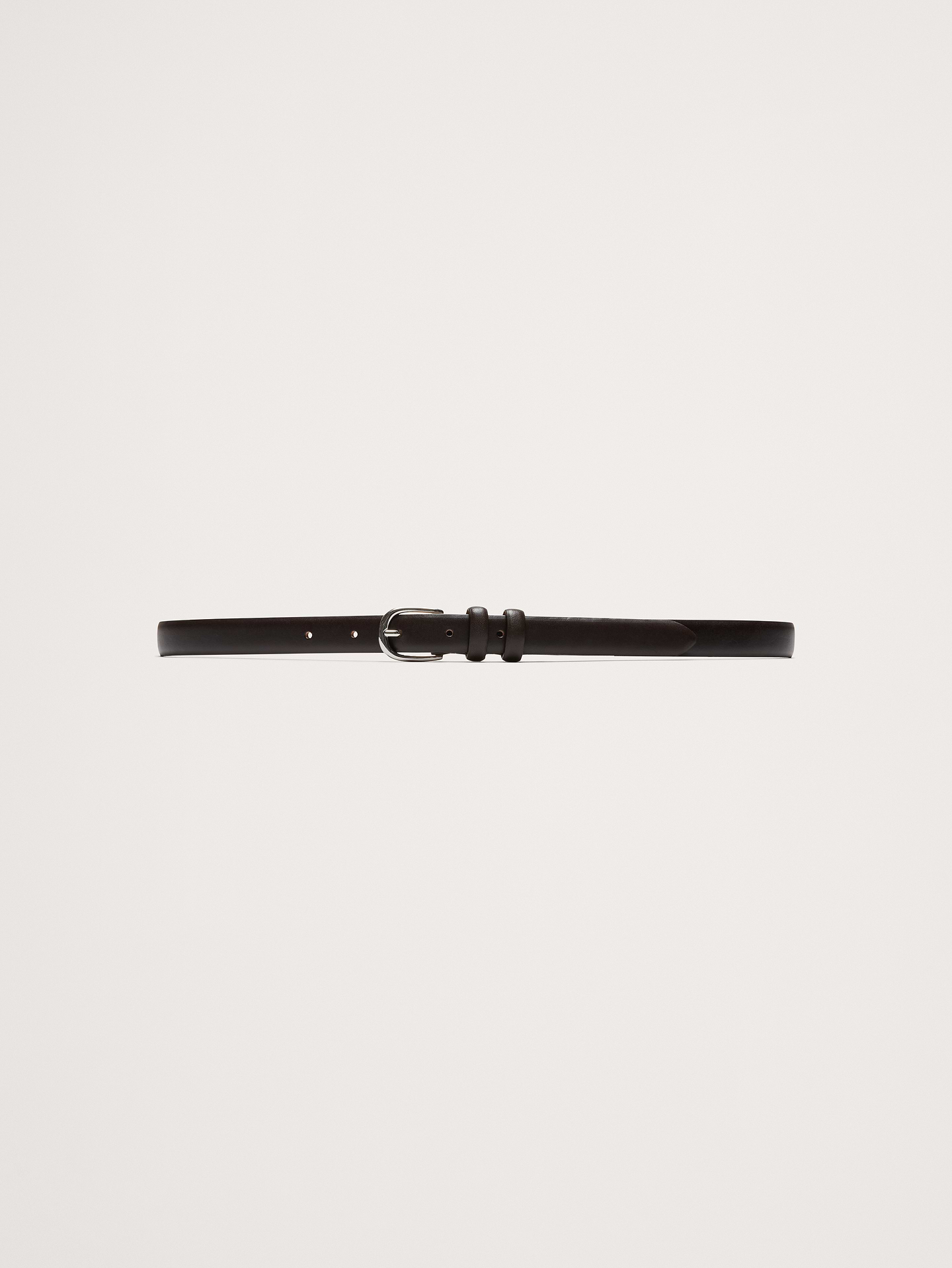 Image number 1 showing, Slim Leather Belt