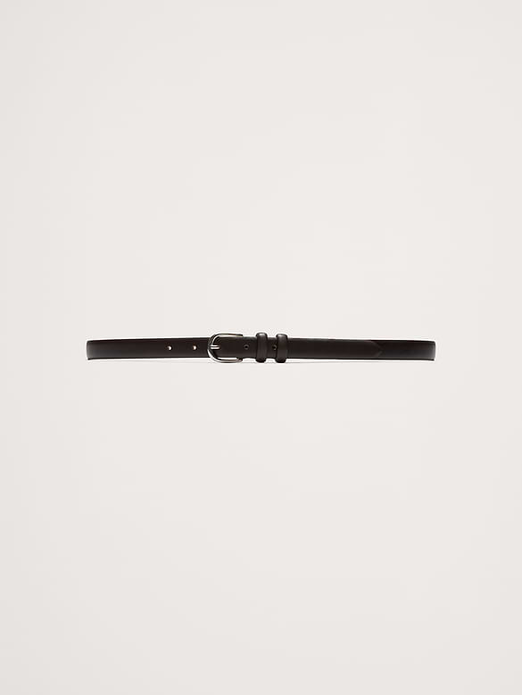 Slim Leather Belt