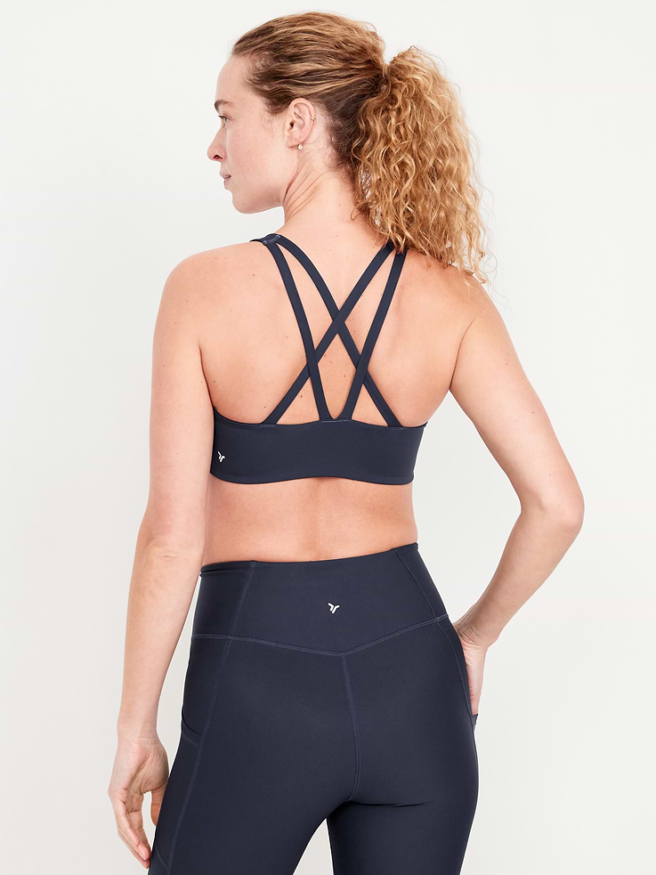 Image number 2 showing, PowerSoft Molded Cup Strappy Sports Bra