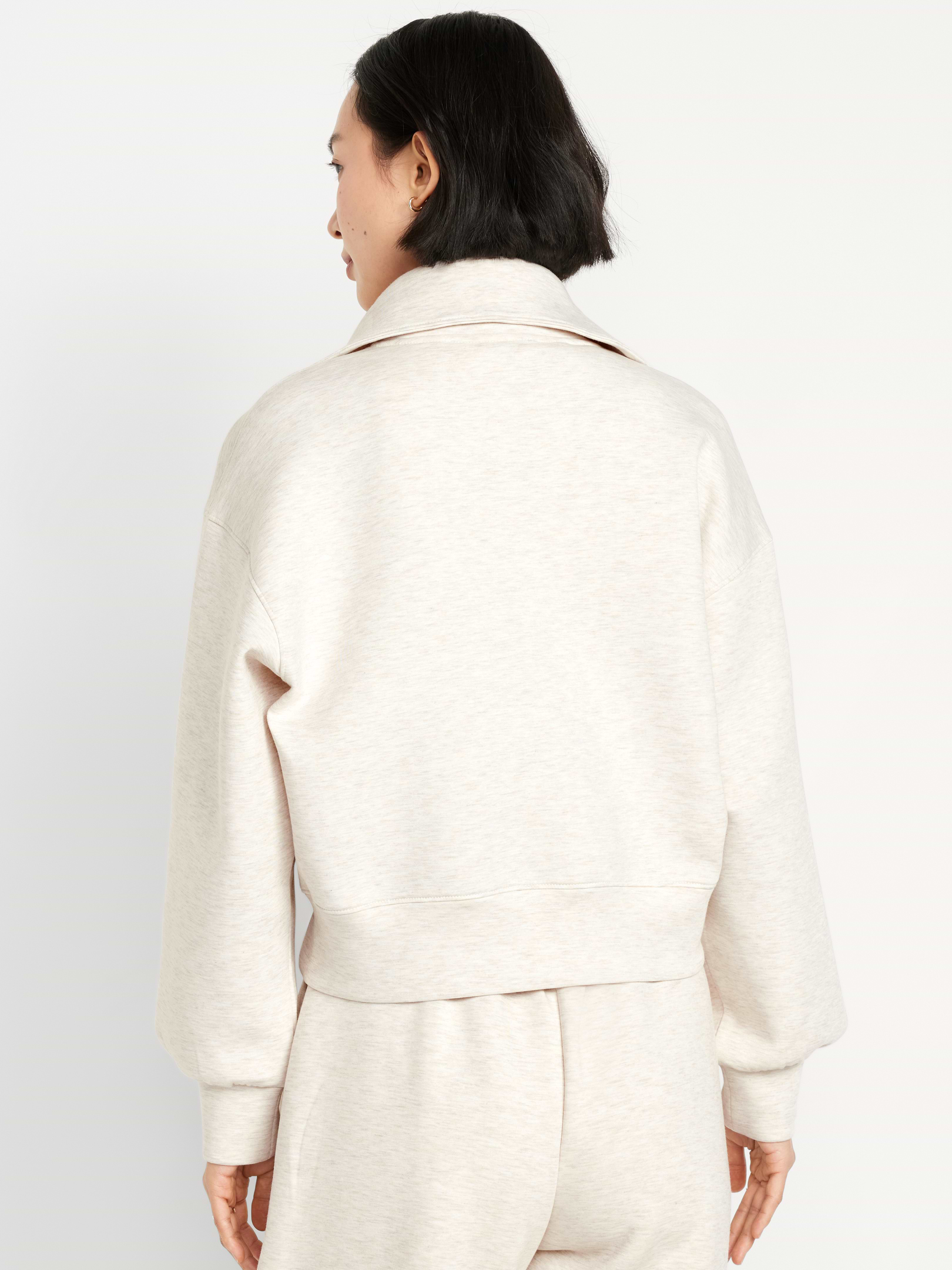 Image 2 of 6, Bounce Fleece Half-Zip Pullover Sweatshirt