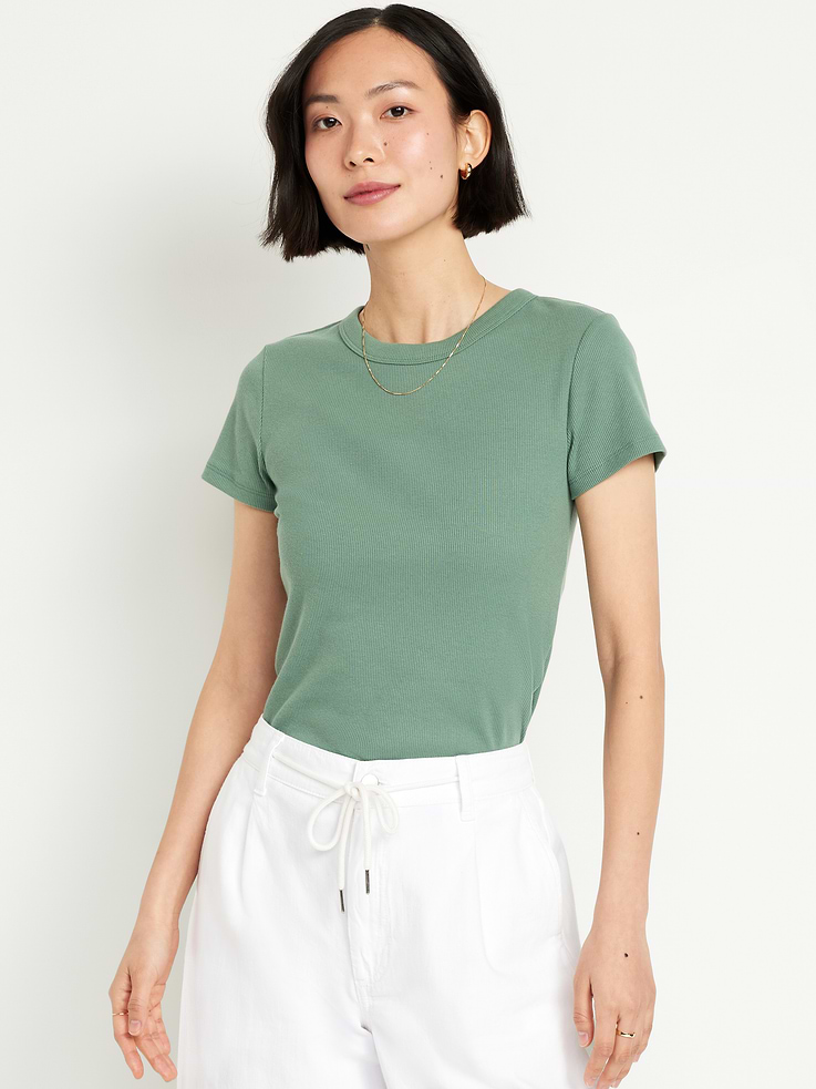 Image number 1 showing, Snug Crop T-Shirt