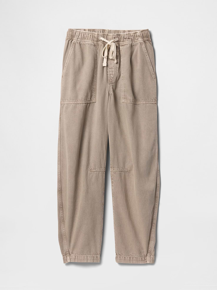 Image number 7 showing, Mid Rise SuperSoft Pull-On Barrel Jeans