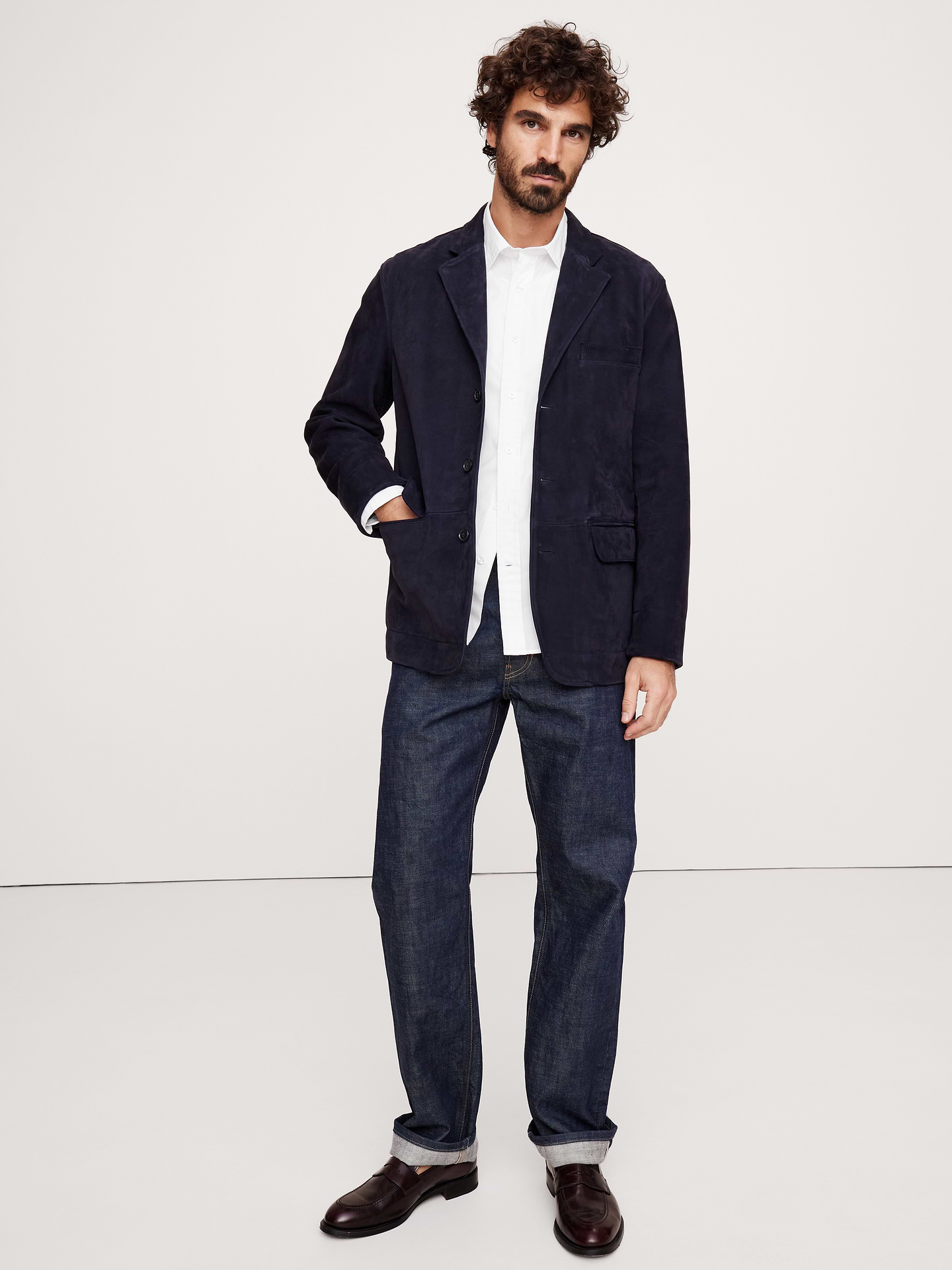 Image number 3 showing, Standard-Fit Washed Cotton Poplin Shirt