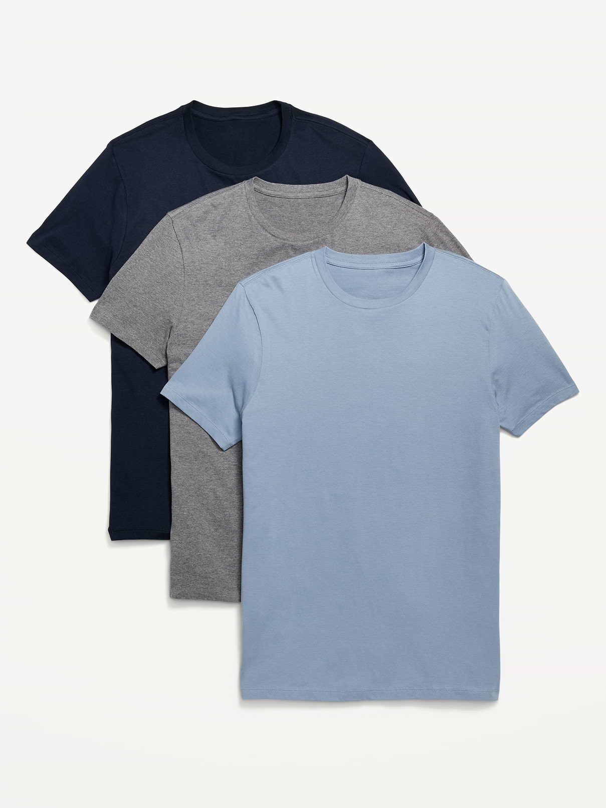 Image number 1 showing, Go-Dry Crew-Neck T-Shirts 3-Pack