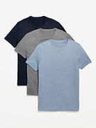 Image number 1 showing, Go-Dry Crew-Neck T-Shirts 3-Pack