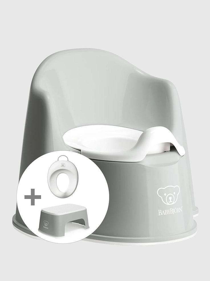 Image 1 of 5, A potty chair, a step stool and a toilet training seat – everything you need for potty and toilet training your child., In the Potty Training Bundle, we’ve put together clever products designed to make potty training easier and more fun!, Durable and practical products that can be used for a long time (and then passed on to the next child).