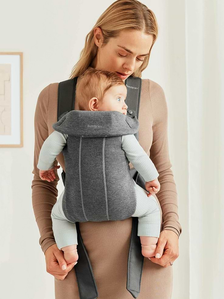 Image number 3 showing, BabyBjorn 3D Jersey Baby Carrier Mini